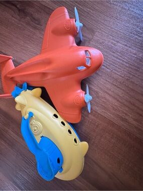Baby Bath Toys: Green Toys Brand - Plane and Submarine